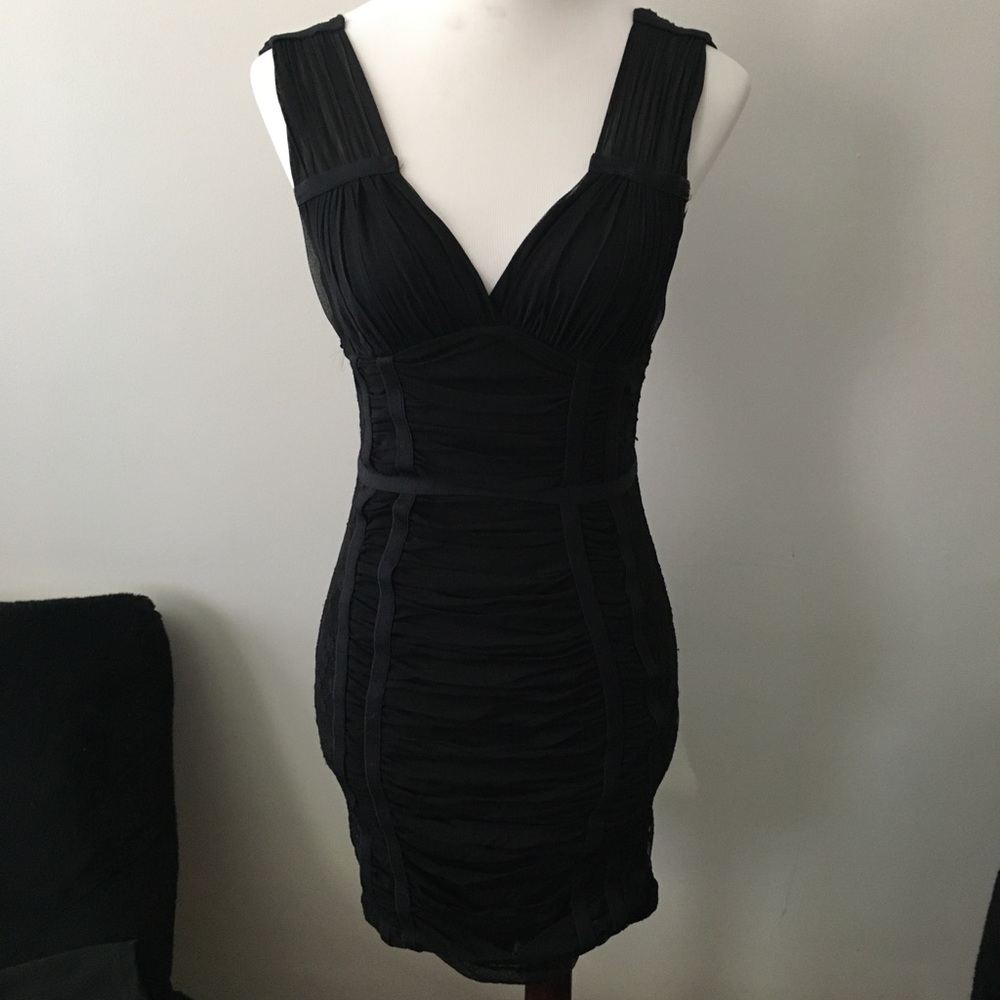 Sleeveless Black Mini Dress
